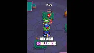 Ash 1v3 Challenge In Duels 💖🔥 #BrawlStars #Duels #Shorts