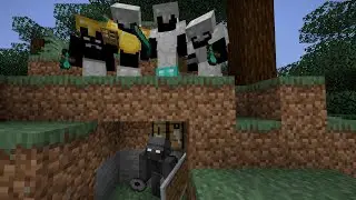 Minecraft Speedrunner VS 4 Hunters