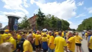 Sweden fans in Toulouse