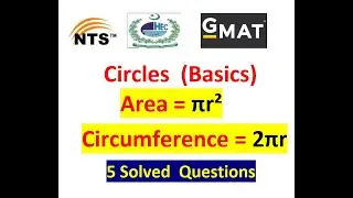 Circles Basics | Area and Circumference | Tips and tricks | Pakistani Tests