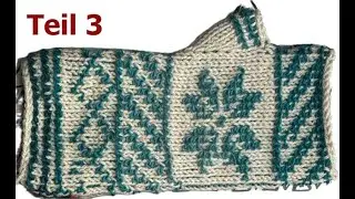 Strickschiff-Stulpen Teil 3
