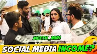 Social Media Income Of @MeethMiri 🔥💰