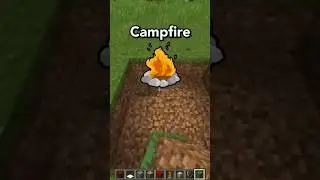 Minecraft Campfire Design! #shorts