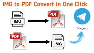 Best img to pdf converter | image ko pdf me kaise convert kare | Telegram bot - 1