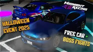 *NEW* Halloween Event 2025 BOSS FIGHTS & FREE CAR | Midnight Racing: Tokyo