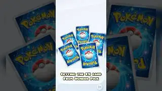Picking an EX Card from Wonder Pick #pokemon #pokemontcgpocket #wonderpick
