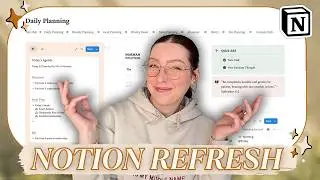 Refresh My Notion Daily Planner with Me ✨ (You'll Want This Setup)