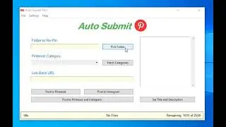 Auto Submit Pins to Pinterest and Instagram