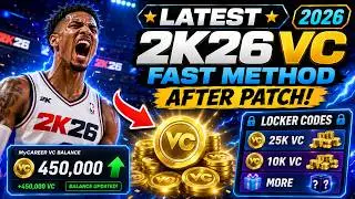 *NEW CODES* NBA 2K26 VC Glitch 2026 🔥 Fast VC Method After Patch + Locker Codes