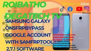 SAMSUNG GALAXY ON5 FRPBYPASS GOOGLE ACCOUNT WITH SAMFRPTOOL 2.7.1 SOFTWARE