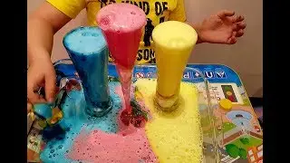 Делаем цветные вулканы!/Мои видео