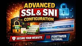 FortiWeb SNI Configuration Explained | Multiple SSL Certificates on Same IP | Server Name Indication