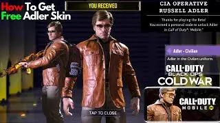 How To Get Free Adler Skin Character Cod Mobile Redeem Code Email Russell Adler