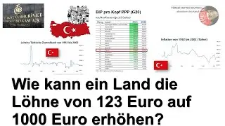 Wirtschaft der Türkei wächst plus 4%(BIP Q1) - Löhne steigen von 123 Euro auf 1000 Euro