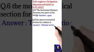 Sub Engineer  6/11/2022 test|| civil engineer test||sub engineer paper