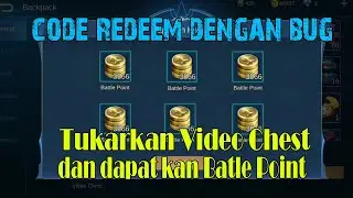 Code Redeem Mobile Legends Terbaru 2020 Battle Point II Bug Video Chest