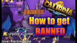 How to get banned in Calibria: Crystal Guardian - Featuring Bone King