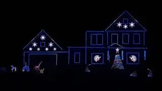 Bills Shout Song in Christmas Lights