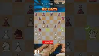 #100 DAYS #chess #puzzle 17/1/2024 | #shorts