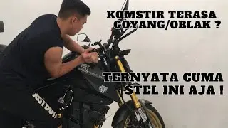 Cara mengatasi komstir yamaha xabre vixion r15 yang sudah goyang dan oblak