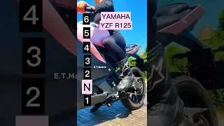 Maximum speed for each gear on a Yamaha YZF R125