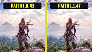 Horizon Forbidden West PC - Patch 1.1 VS 1.0 Performance Comparison