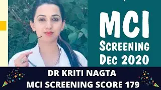 MCI Screening Score 179 Dr Kriti Nagta Shares Journey and How to Clear MCI Screening | DAMS