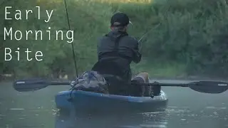 Early morning Ned Rig Bite (2lb smallie caught!)