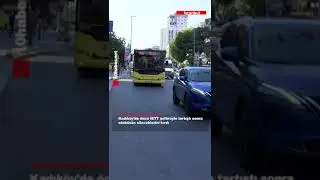 Kadıköy’de önce İETT şoförüyle tartıştı sonra otobüsün sileceklerini kırdı