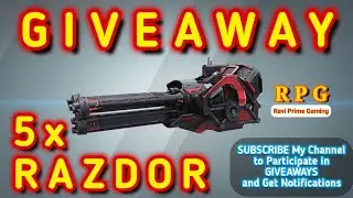War Robots. RAZDOR GIVEAWAY 5 x RAZDOR. The New Homing MEDIUM Machine Gun. #WRwinRazdor