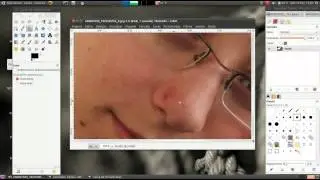 Retirando espinha com o Gimp