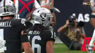 Jakobi Myers tries to throw it but then runs it in for the TD