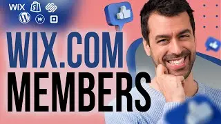HOW TO MAKE A WEBSITE Tutorial? Wix Members - Landing Page Builder For Beginners