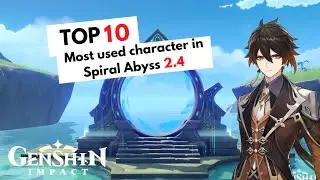 Most used character in Spiral Abyss 2.4 Genshin Impact
