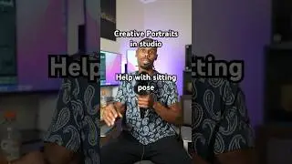 Creative studio portrait shoot