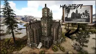 I Built a Creepy Abandoned Mansion in ARK: Survival Evolved - Speed Build