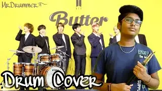 BTS (방탄소년단) 'Butter' Official MV | Drum Cover | Mr.Drummer࿐