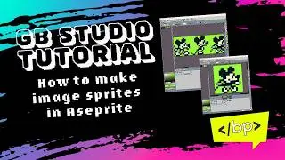 How to Make Image Sprites in Aseprite (GB Studio Tutorial)