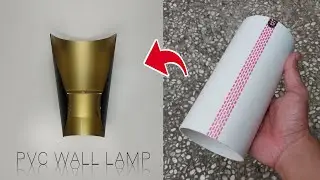 Outdoor Lighting Ideas | DIY LED Wall Lights from PVC Pipe