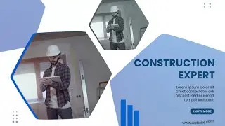 Construction Company slideshow After Effects Template