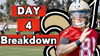 Spencer Rattler BALLING? New Kicker? (SAINTS TRAINING CAMP DAY 4)