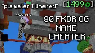 Beating HACKING OG NAMES in Bedwars.... | Hypixel Bedwars