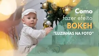 Efeito de luzes para para ensaios de Natal
