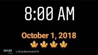 First day of Fall like...(2018)