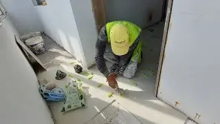 I will change this floor to be interesting with 60/60 ceramic tiles.