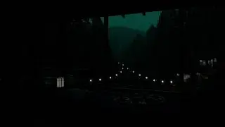 Rain Sounds in a Dark Bedroom 🌧 (No Ads) | Peaceful Forest Ambience for Deep Sleep & Relaxation