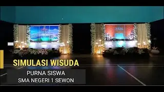 Simulasi Wisuda Purna Siswa SMAN 1 Sewon 2021