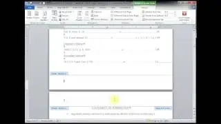 Insert Sections with Different Page Numbers (Word)