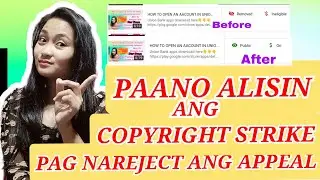PAANO ALISIN ANG COPYRIGHT STRIKE? PAG NAREJECT ANG APPEAL | MHERDZ SOMBILLA