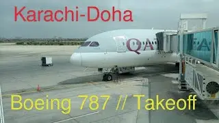 Boeing787 // TAKEOFF // Karachi-Doha // Runway 25L //
